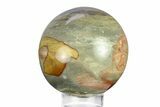 Polished Polychrome Jasper Sphere - Madagascar #280481-1